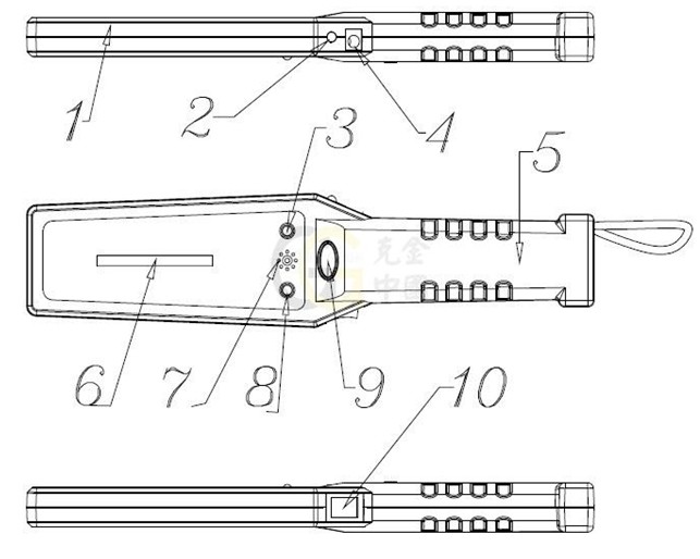 GC-1002 超高靈敏度手持式金屬探測(cè)器(圖2)
